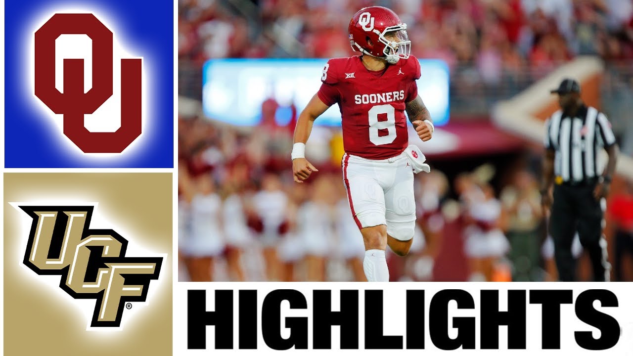 6 Oklahoma vs UCF Highlights I College Football Week 8 2023 College