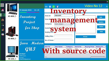 inventory management system with source code #12