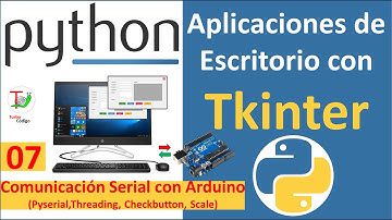 Tkinter 07. Python y Arduino 😍 Control de Servomotor y Led 🎯 Lectura de Ultrasónico y Potenciómetro🚀