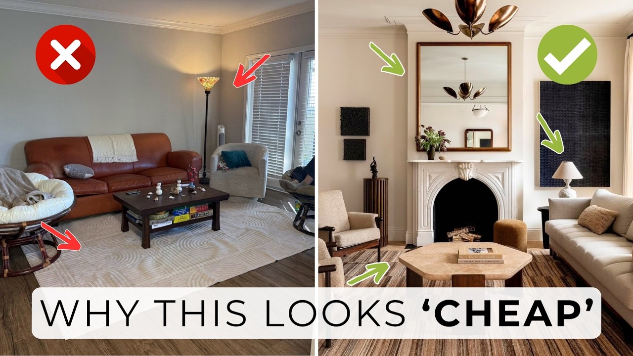 10 Design Mistakes That CHEAPEN Your Home (And What To Do Instead ...