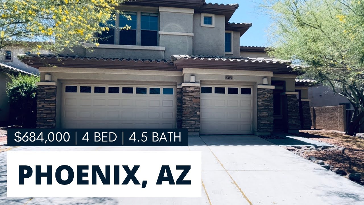 Homes For Sale Phoenix, Arizona 684,000 3,905 Sqft, 4 Bedrooms, 4.5