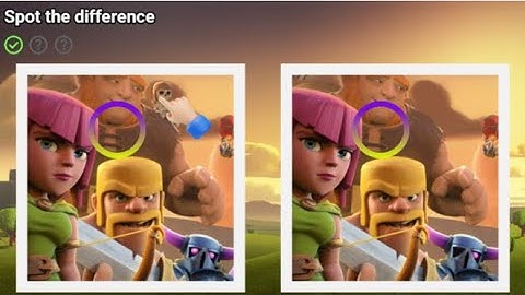 Creating Spot the difference playable ad in Clash of Clans style  in Playable Maker
