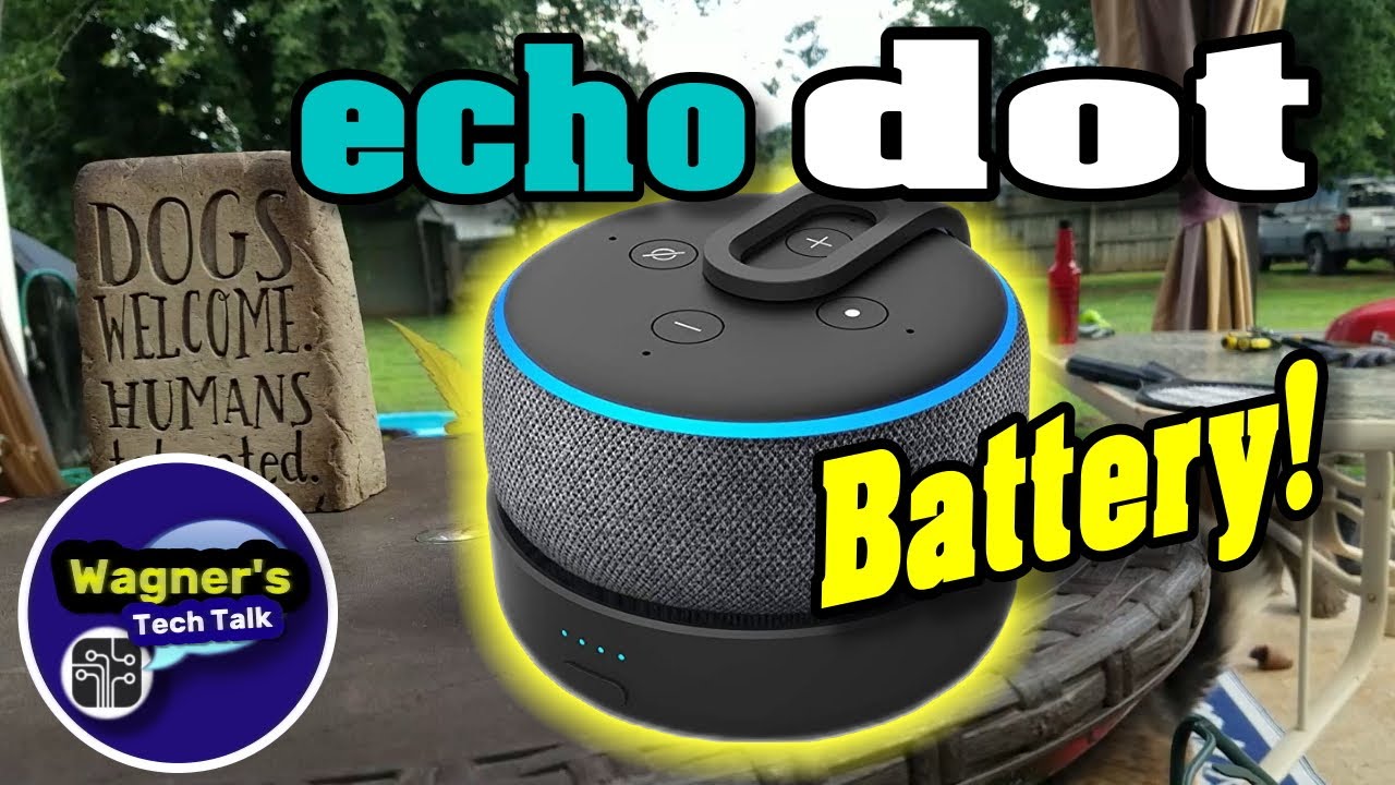 Echo Dot Battery Base: Make your Echo Dot PORTABLE with the GGMM D3! -  YouTube