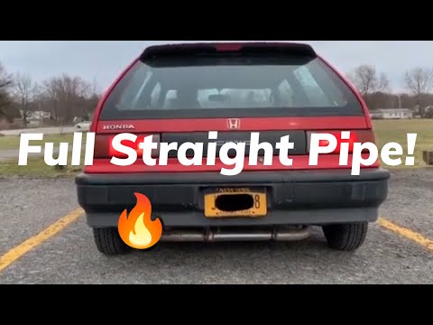 1990 Honda Civic - Straight Pipe - YouTube