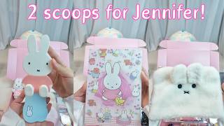 2 scoops for Jennifer! She loves hello kitty,miffy and cats