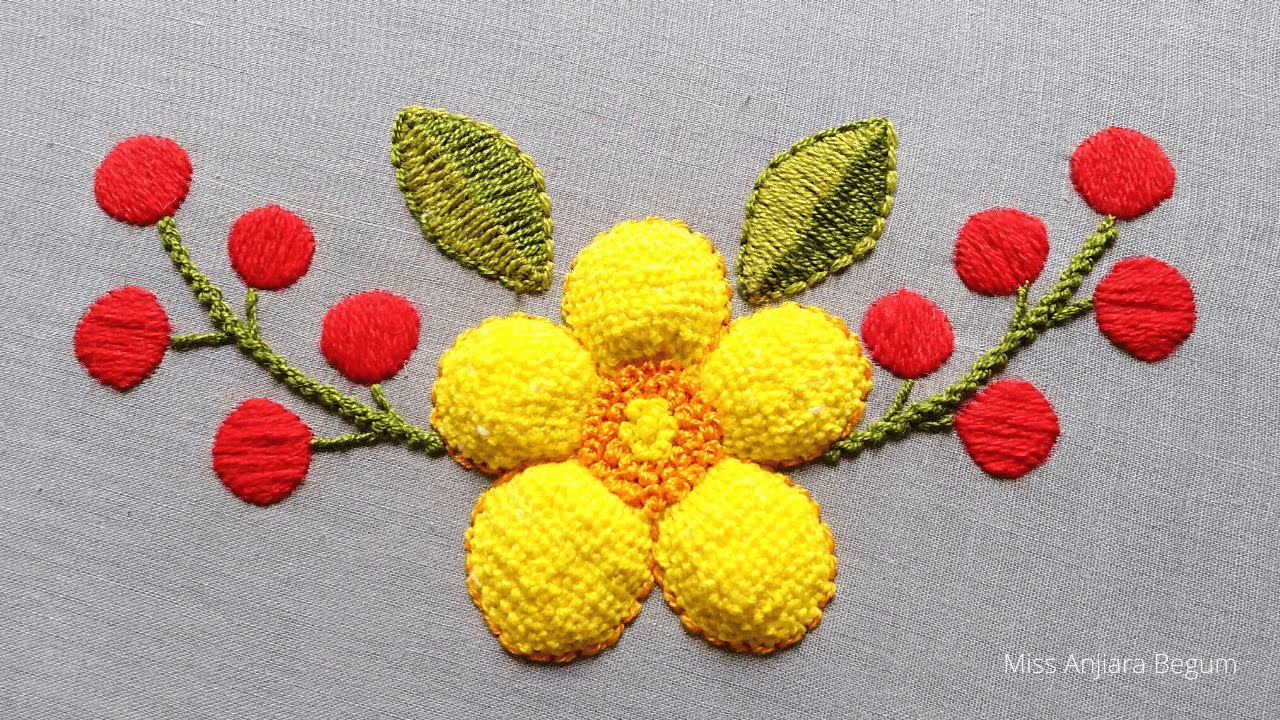 Decorative Hand Embroidery Idea With Embroidery Design