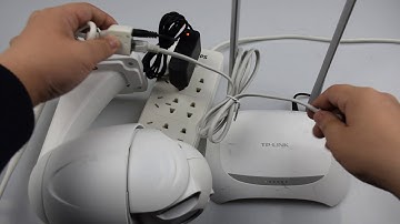 How to Configure VStarcam Security Camera C34S-X4  ethernet cable Connection