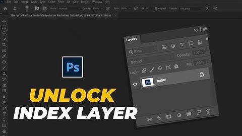 Learn How To Unlock Index File In Photoshop To Start Editing In Just 1 Click. Subscribe Please