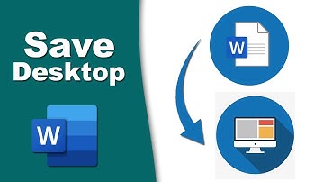 How to save word document to desktop step by step