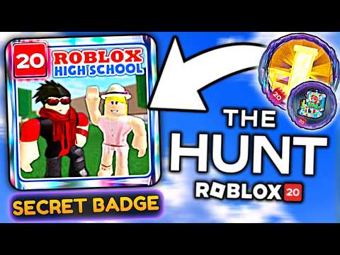 How To Get SECRET BADGE in ROBLOX HIGH SCHOOL! (The Hunt: Roblox 20)