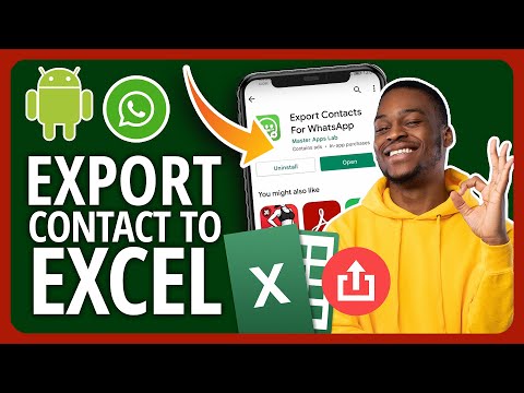 Video: Hoe exporteer je contacten van Excel naar WhatsApp?