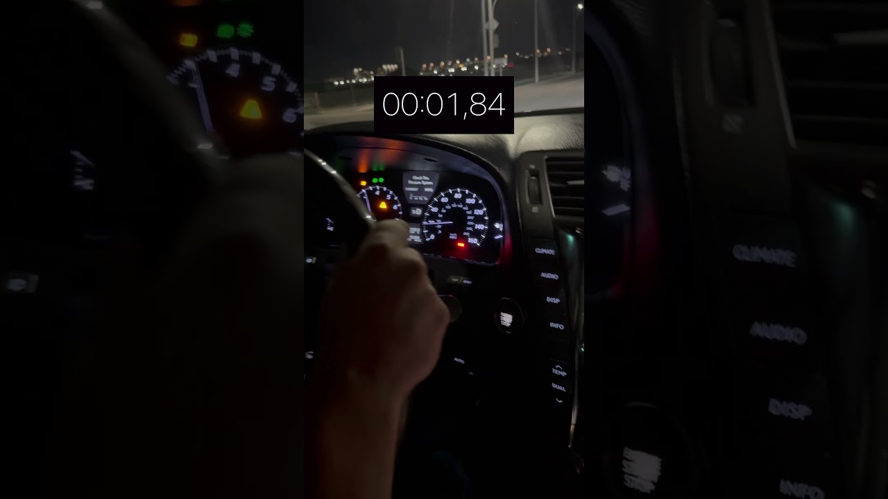 Лексус Лс 460,разгон 0-100 