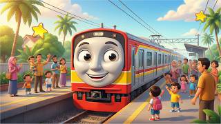  Tut Tut Tut Train Ride  Funny U0026 Educational 3d Indonesian Childrens Song  Kai Train Animation