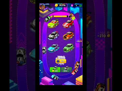 Merge Neon Car I Become Most Fastest Car #merge #shorts #short #car #gaming #cars #gameplay #game