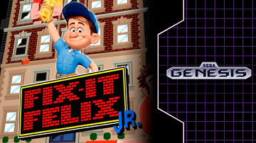 Fix-It Felix Jr | Sega Genesis | Kega Fusion | Full HD 1080p/60fps Gameplay