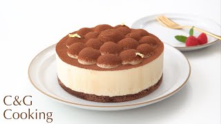 ティラミスケーキの作り方 | ティラミス コーヒー ケーキ お菓子作り asmr