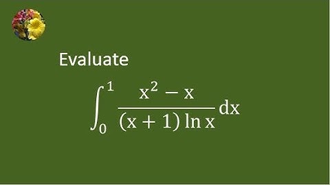 An amazing logarithmic integral with a very interesting outcome.