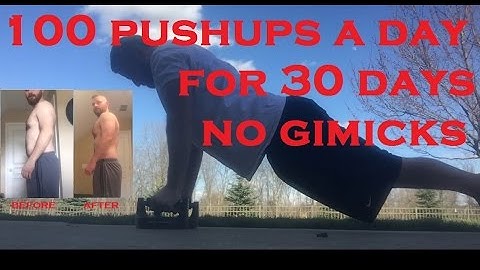 30 Day Pushup Challenge Results