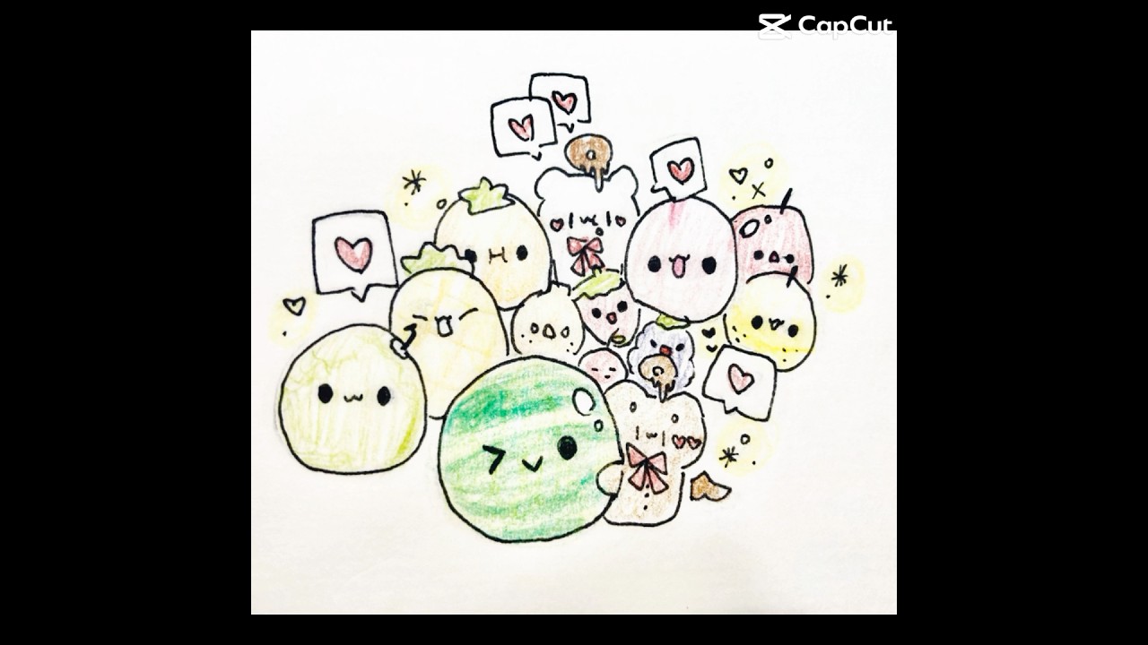 小5が】スイカゲーム【描いてみた】 #イラスト #スイカゲーム #shorts - YouTube