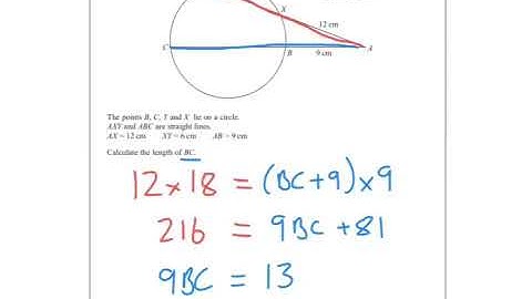 Summer 2017 IGCSE 3HR Q17 Circle Theorems