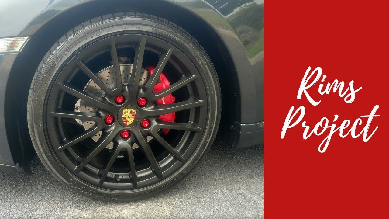 Powder Coated Rims HawaiiPorsche Cayman Rims Restoration YouTube