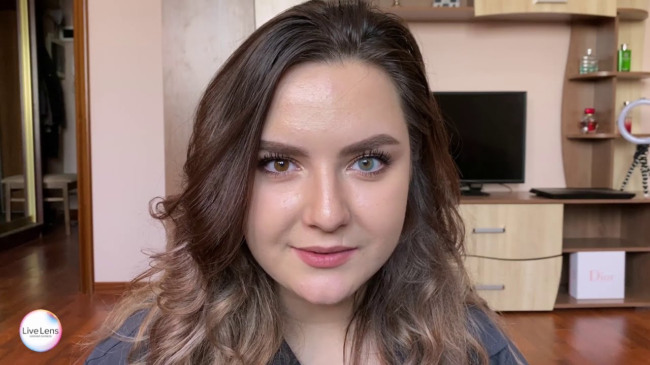 MAXCON Novena- Обзор и примерка цветных линз на карих глазах