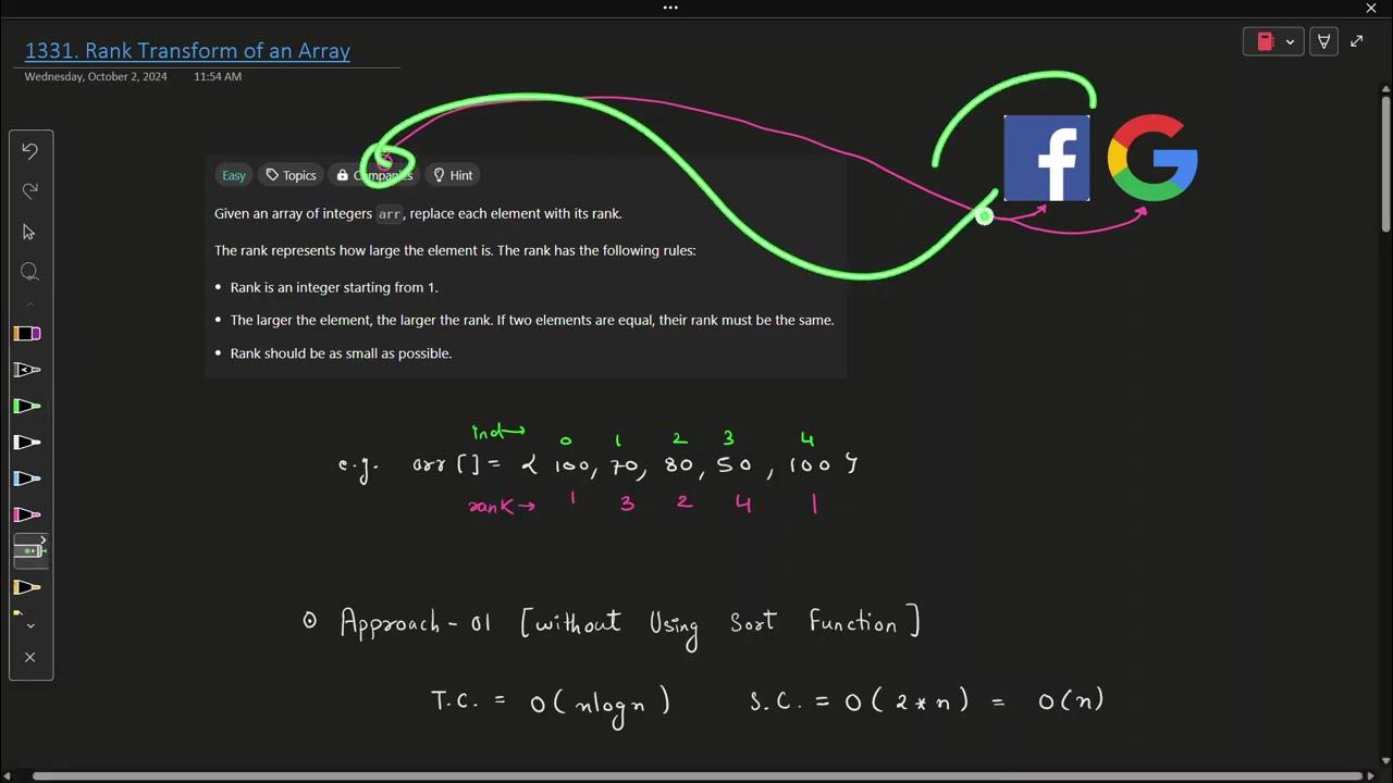 1331. Rank Transform of an Array - LeetCode POTD - 2 October 2024 - YouTube