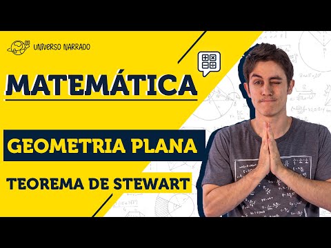 Geometria Plana: Teorema de STEWART (Vale p/ QUALQUER triângulo!) | Aula de Matemática