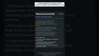 GitHub Trending Repositories: martinarjovsky/WassersteinGAN 🇬🇧