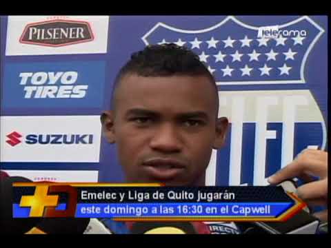 Emelec y Liga de Quito jugarán este domingo a las 16:30 en el Capwell