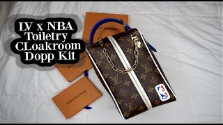 Louis Vuitton NBA 2 Cloakroom Dopp Kit Black Weekend Travel Toiletry Pouch  Bag