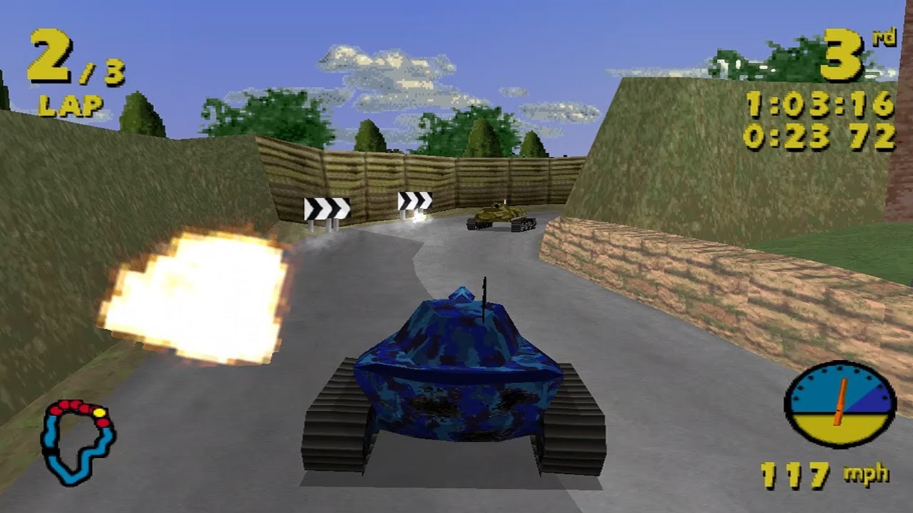 Tank Racer Gameplay Bronze Cup (PSX) - YouTube