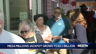 Kentucky Lottery gives away Mega Millions tickets as jackpot raises to $1.1B