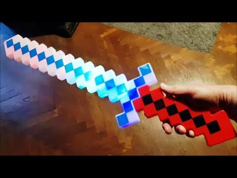 REAL-LIFE Minecraft Sword - YouTube