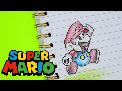 Super Mario - Márgenes para tu cuaderno - Yaye @DibujosYaye29