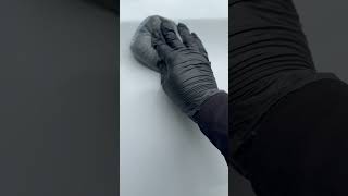 How to remove adhesive from vinyl lettering on car paint #detailersofig #automobile #detailing