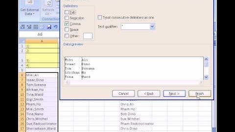 Excel Magic Trick #8: Text To Column