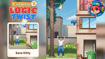 Brain Puzzle 2: Logic Twist Level 39 SAVE KITTY | Walkthrough & Solution Mobile 