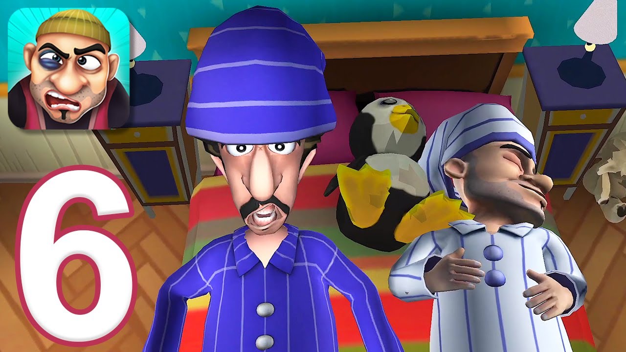 Scary Robber Home Clash — Игровой процесс, часть 6 — 2 новых уровня (iOS, Android)