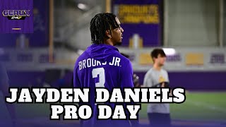 Jayden Daniels IMPRESSES at LSU's Pro Day