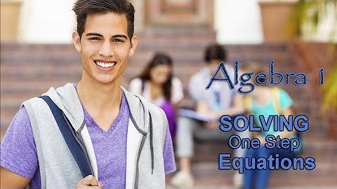 Algebra 1 One Step Equations: n-8=-10 (Quick Math Videos)