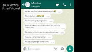 chat wa mantan ajak balikan endingnya bikin nyesek 😭😭#CHAT BAPER