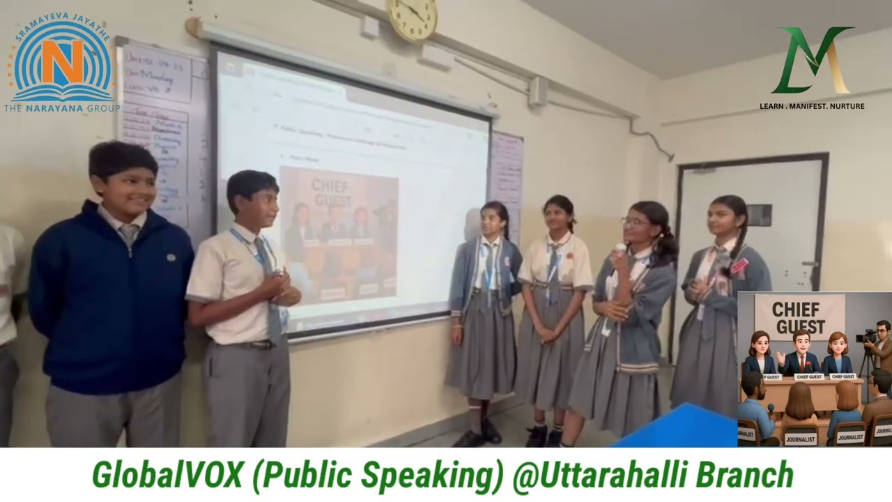 Newsroom Challenge 2025 | Uttarahalli Branch | Narayana e-Techno Schools | LMN Global Education