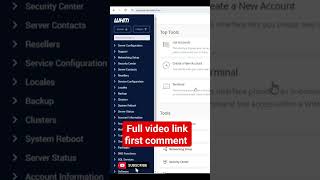 How to change cpanel password in WHM? How to change cpanel password in WHM?