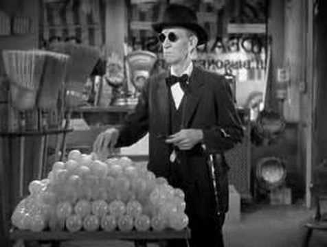 W.C. Fields in "It's A Gift" - Blind Man with Cane