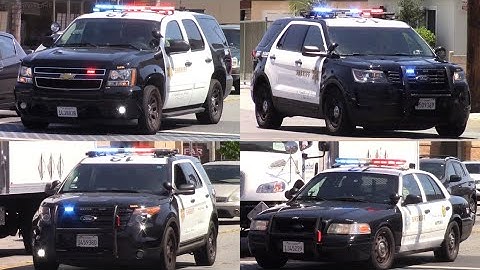 LASD Code 3 Back Up Response