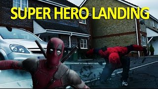 The DEADPOOL SuperHero Landing featuring Peter Parkour / SpiderDad Wealth