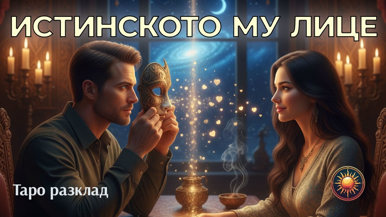 КАКВО КРИЕ ТОЙ?🎭Зад неговата маска към теб...ТАРО