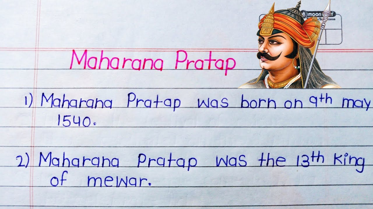 essay on maharana pratap 200 words in english