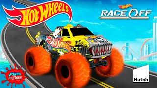 Hot Wheels Race Off New Glow Wheels Monster Truck